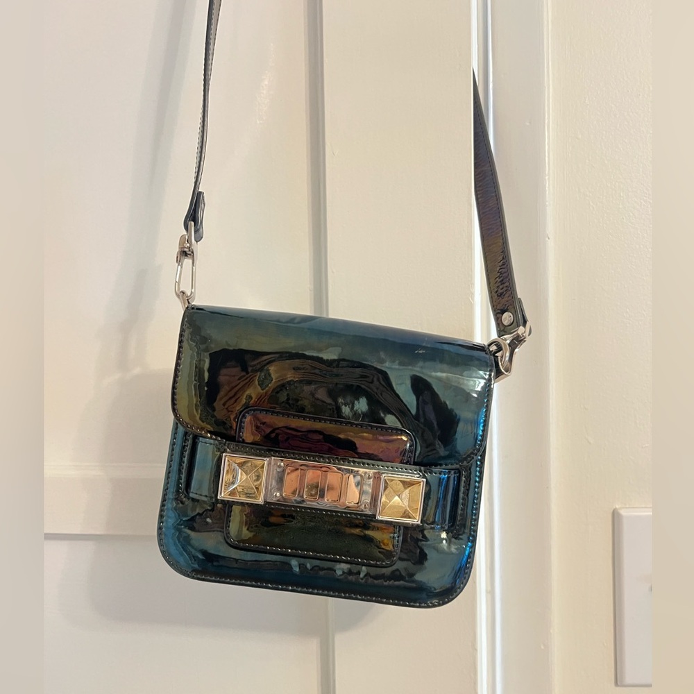 Proenza Schouler PS11 Classic Shoulder Bag – Iridescent Patent Leather - Picture 3 of 8